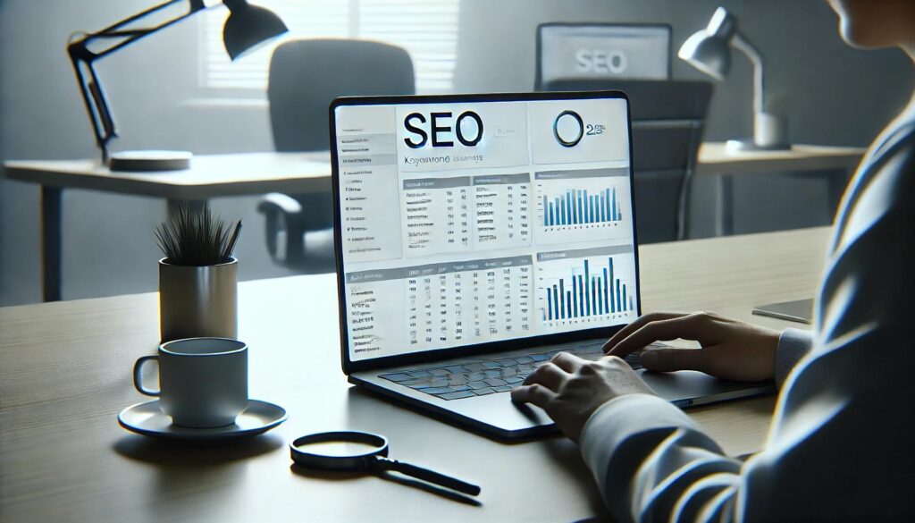 SEO consultant focused on analyzing data