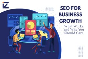 seo for business growth featured image representing seo experts in work