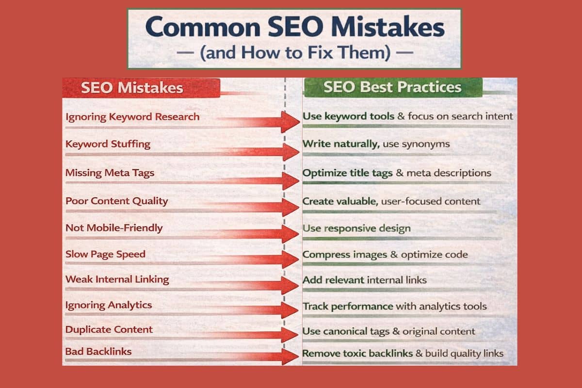 Common SEO Mistakes and How to Avoid Them | IZ SEO