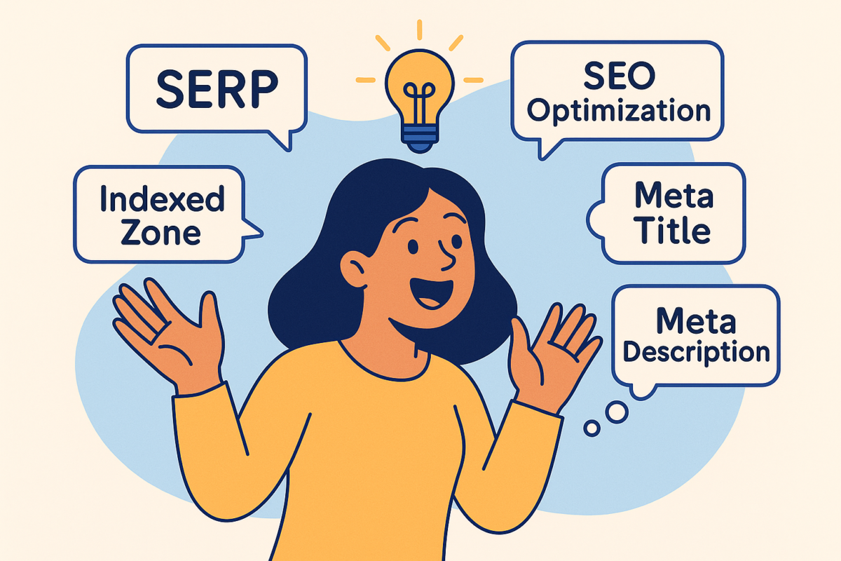 a woman thinking about the SEO optimization improvements and ideas